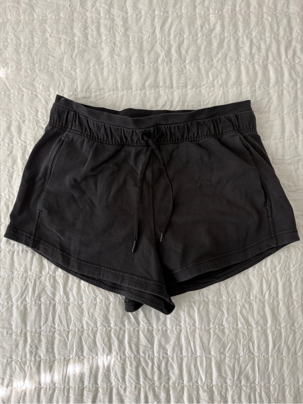 lululemon athletica Black Women's Athletic Drawstring Shorts